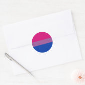 Bisexuel Sticker Cercle Pride (Enveloppe)
