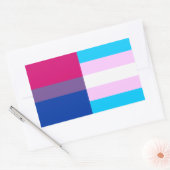 Bisexuel/trans étiquette de la fierté (Enveloppe)