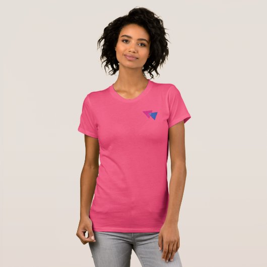 BISEXUELE PRIJSCOLOREN T-SHIRT (Voorkant volledig)