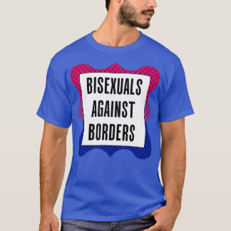 Bisexuelen tegen grenzen t-shirt