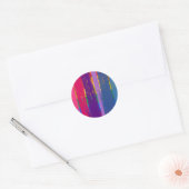 BISEXUT PRIDE INK BAR -.png Ronde Sticker (Envelop)