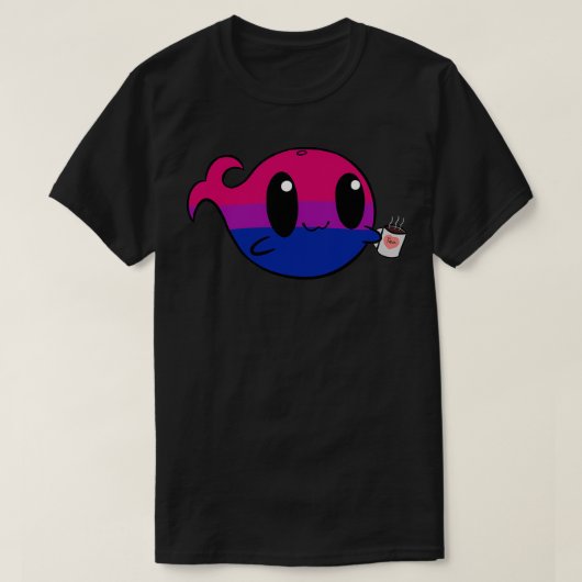 Bisexuwhaleitea T-shirt (Design voorkant)