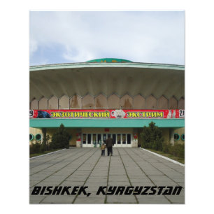 Bishkek Circus - Sovjet-stijl - Kirgizië Foto Afdruk