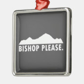 Bishop alsjeblieft metalen ornament (Links)