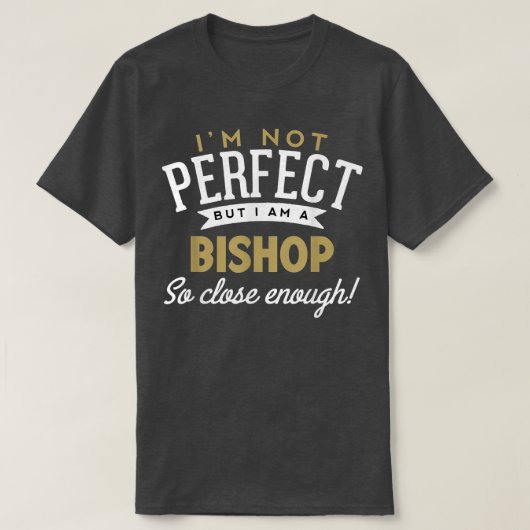Bishop Bishop Name T-shirt (Design voorkant)