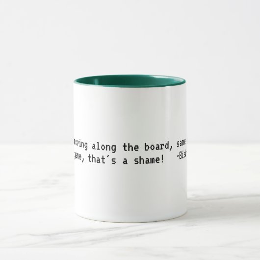 Bishop chess tip mug (Centre)