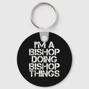 Bishop Funny Surname Family Tree Birthday Reunion Sleutelhanger