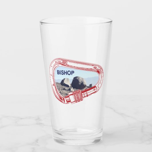 Bishop Klim Carabiner Glas (Voorkant)