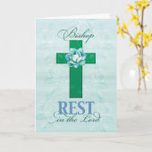 Bishop krijgt goed, Rest in Cross van onze Heer Kaart (Gele Bloem)