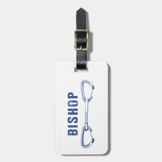 Bishop Rock climax Quickdraw Bagagelabel (Voorkant verticaal)