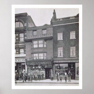 Bishopsgate, van 'Historic London Buildings' door Poster