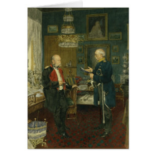Bismarck avec l'empereur Wilhelm I