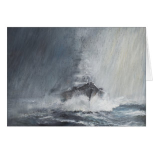 Bismarck door gordijnen van regenhoezen