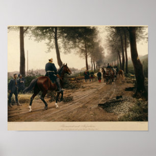 Bismarck en Napoleon Poster