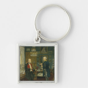 Bismarck met keizer Wilhelm I Sleutelhanger