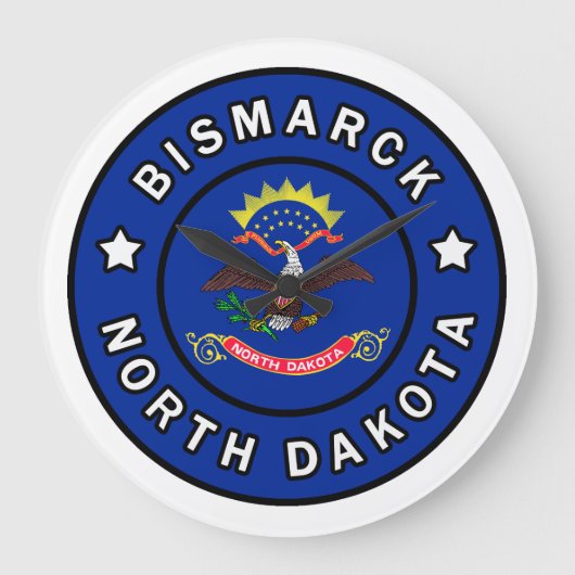 Bismarck North Dakota Grote Klok (Voorkant)