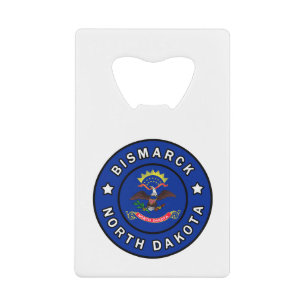 Bismarck North Dakota Kredietkaart Flessenopener