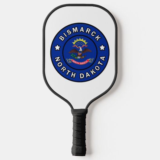 Bismarck North Dakota Pickleball Paddle (Achterkant)