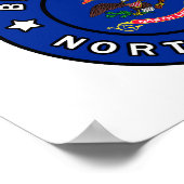 Bismarck North Dakota Poster (Hoek)