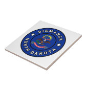 Bismarck North Dakota Tegeltje (Zijkant)