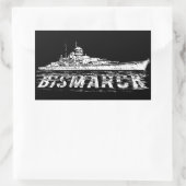 Bismarck Rechthoek Stickers (Tas)