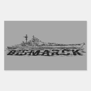 Bismarck Rechthoek Stickers