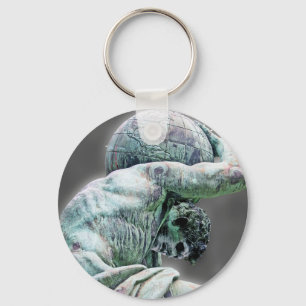 Bismarck Statue, Berlijn, Griekse God Atlas, Gray Sleutelhanger