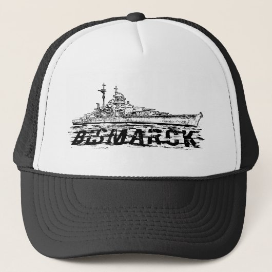 Bismarck Trucker Hat Trucker Pet (Voorkant)