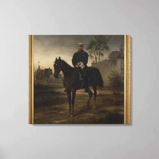 Bismarck voor Parijs, 1873 Canvas Afdruk (Voorkant)