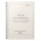 Bismillah Arabic Dua Journal (Devant)