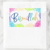 Bismillah Autocollants rectangulaires Stickers (Sac)
