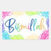 Bismillah Autocollants rectangulaires Stickers (Devant)