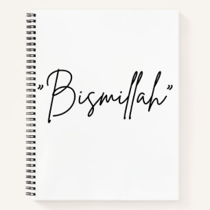 "Bismillah" Islamitisch Notitieboek - Trouwe Beg