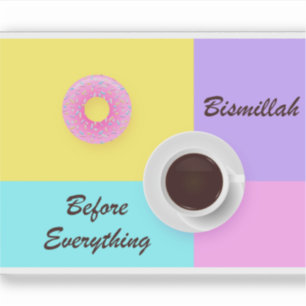 Bismillah voor alles sticker