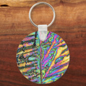 Bismutchloride onder de microscoop sleutelhanger (Voorkant)