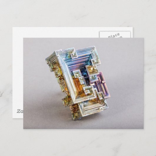 Bismuth Crystal Briefkaart (Voorkant / Achterkant)