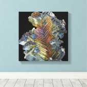 Bismutkristal Canvas Afdruk (Insitu (Houten vloer))