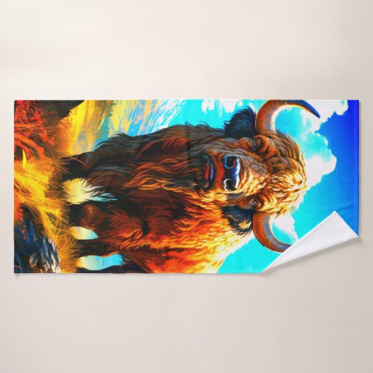 Bison (Serviette de bain)