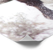 Bison aan het werk poster (Hoek)