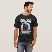 Bison Animal Wildlife American Bison T-shirt (Voorkant volledig)