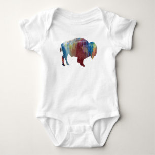 Bison art romper