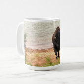 Bison At The Water Koffiemok (Voorkant links)