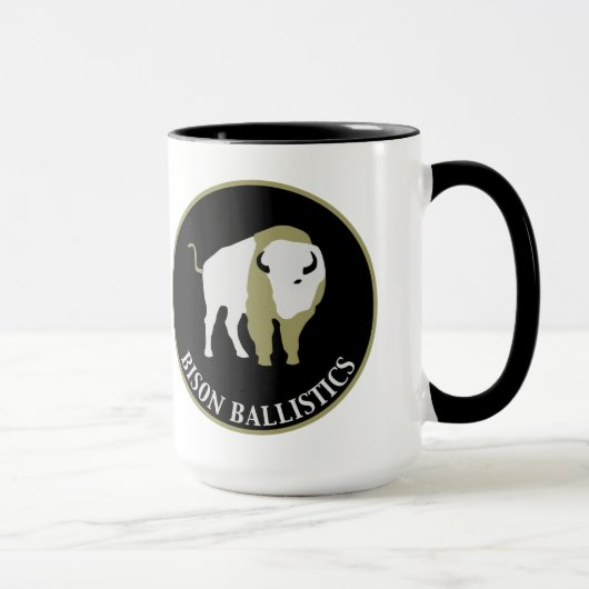 Bison Ballistics Ceramic Coffee Mok (Rechts)