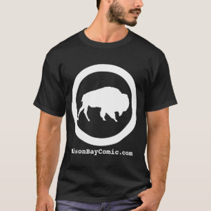 Bison Bay T-Shirt, zwart T-shirt