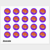 Bison Bison stickers (Feuille)