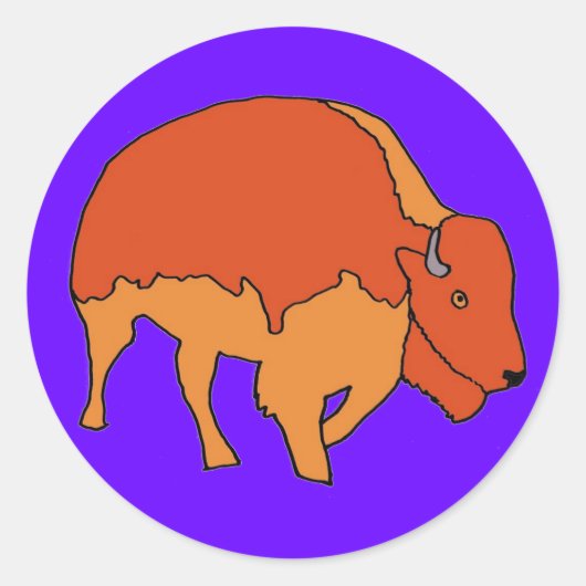 Bison Bison stickers (Devant)