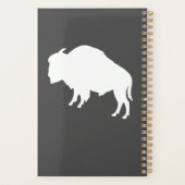 Bison blanc Silhouette animal sauvage (Dos)