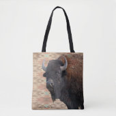 Bison Blanket Canvas tas (Voorkant)
