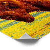 Bison Buffalo American Art Poster (Coin)