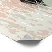 Bison Buffalo American Artwork Poster (Hoek)